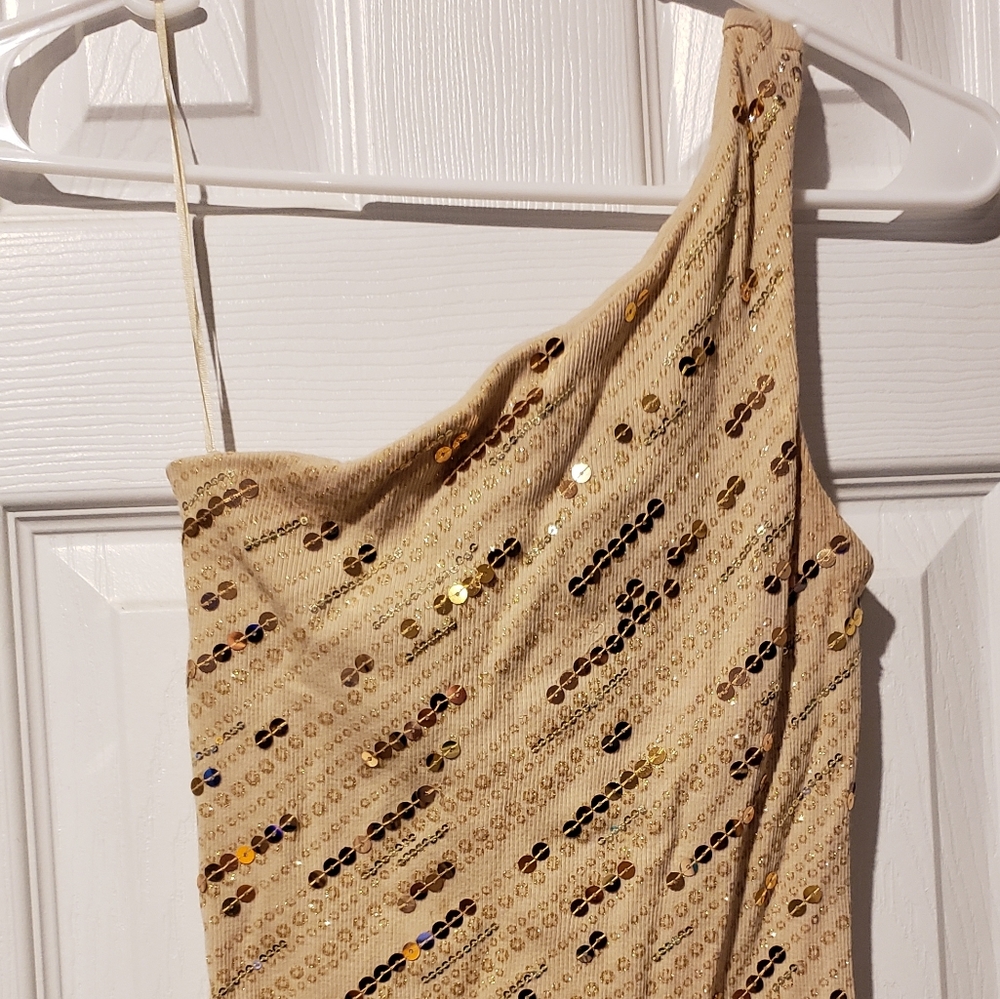 Sequin tank top